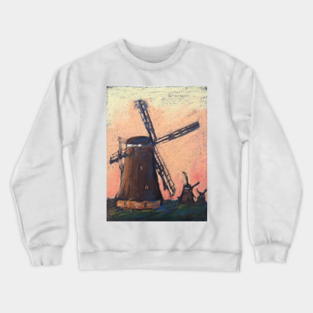 Netherlands Mill Crewneck Sweatshirt by Kuhtina